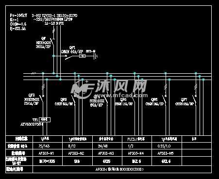 风机房电气图 - 污水处理设备图纸 - 沐风网